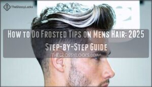 how to do frosted tips on mens hair