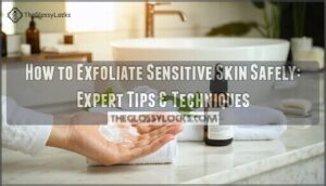 how to exfoliate sensitive skin safely