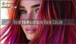 how to maintain hair color