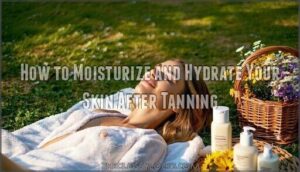 how to moisturize and hydrate your skin after tanning