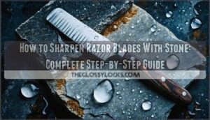 how to sharpen razor blades with stone