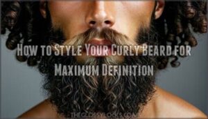 how to style your curly beard for maximum definition