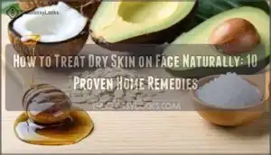 how to treat dry skin on face naturally