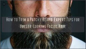 how to trim a patchy beard