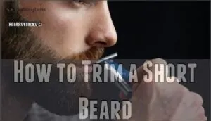 how to trim a short beard how to trim a short beard