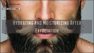 hydrating and moisturizing after exfoliation