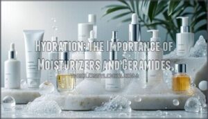 hydration: the importance of moisturizers and ceramides