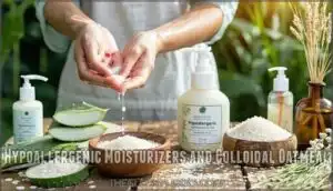 hypoallergenic moisturizers and colloidal oatmeal