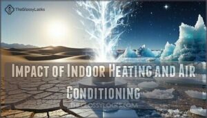 impact of indoor heating and air conditioning