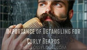 importance of detangling for curly beards