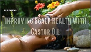 improving scalp health with castor oil