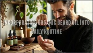 incorporating organic beard oil into daily routine