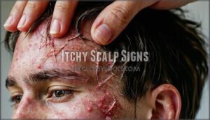 itchy scalp signs