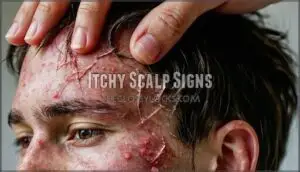 itchy scalp signs