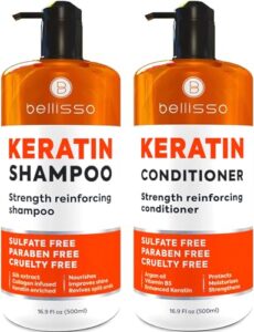 Keratin Shampoo and Conditioner Set B082RDKMNF