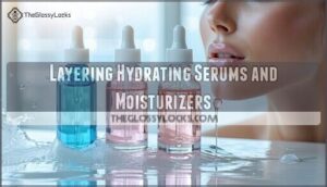 layering hydrating serums and moisturizers