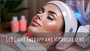 led light therapy and microcurrent