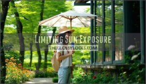 limiting sun exposure