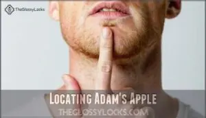 locating adam's apple locating adam's apple