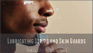 lubricating strips and skin guards