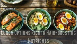 lunch options rich in hair-boosting nutrients