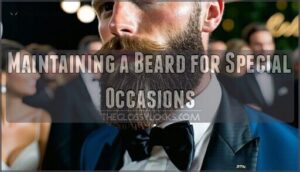 maintaining a beard for special occasions