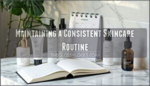 maintaining a consistent skincare routine