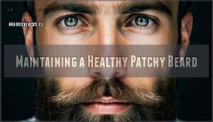 maintaining a healthy patchy beard