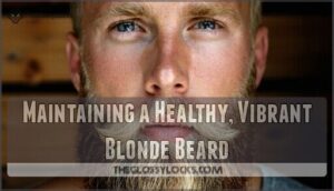 maintaining a healthy, vibrant blonde beard