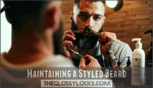maintaining a styled beard
