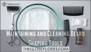 maintaining and cleaning beard shaping tools