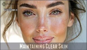 maintaining clear skin