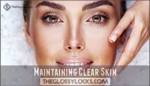 maintaining clear skin