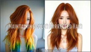 maintaining color corrected hair