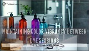 maintaining color vibrancy between dye sessions