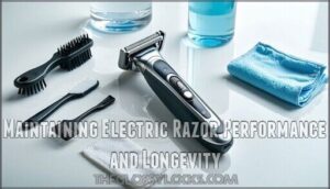 maintaining electric razor performance and longevity