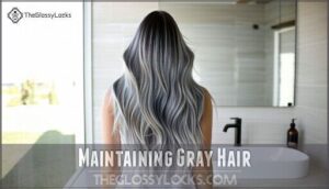 maintaining gray hair