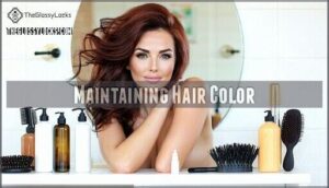 maintaining hair color