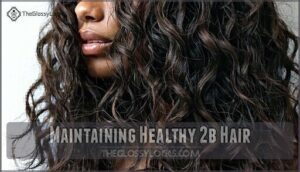 maintaining healthy 2b hair