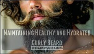 maintaining healthy and hydrated curly beard