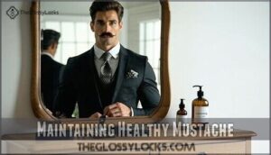 maintaining healthy mustache