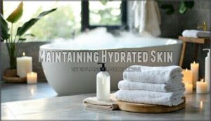 maintaining hydrated skin