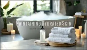 maintaining hydrated skin