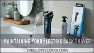 maintaining your electric back shaver