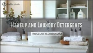 makeup and laundry detergents