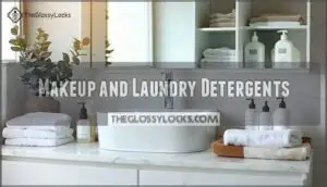 makeup and laundry detergents