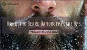 managing beard dandruff flare ups
