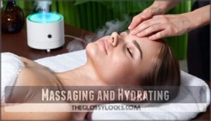 massaging and hydrating