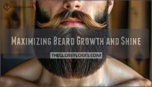 maximizing beard growth and shine