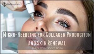 micro-needling for collagen production and skin renewal